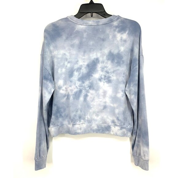 Beyond Yoga Pullover Day to Day Lounge Around Blue Tie Dye - Picture 10 of 12